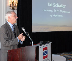 Association of Equipment Manufacturers AgExec Forum Ed Schafer