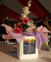 Headline flower arrangement
