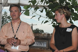 Joe Schuele and Melissa Tessitore