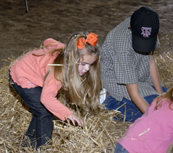 Country Living Olympics Hay Scramble