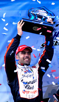 Peak Antifreeze Indy 300 and IndyCar Series Champion Canadian Club Driver Dario Franchitti