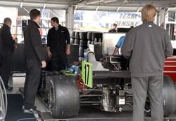 Rahal-Letterman Pit Area