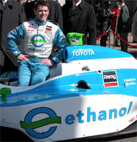Paul Dana With The Ethanol Car