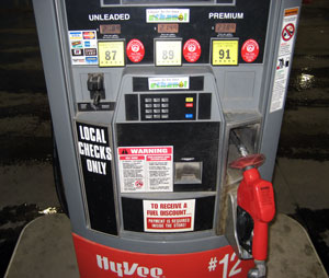 HyVee Gas Pump in Iowa