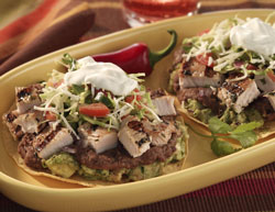 Turkey Tostada Ensalada