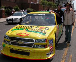 Michael Peterson & Chevy Race Truck