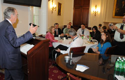 Senator Tom Harkin with NAFB