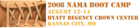 NAMA Boot Camp