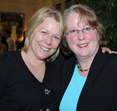 Cindy and Nancy at AMS