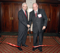 USDA Under Secretary for Rural Development Thomas Dorr and Bob Dickey Cut Ribbon