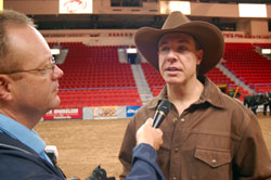 Me interviewing Michael Peterson