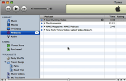 Podcasts in iTunes