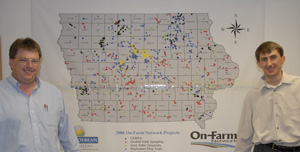 Tracy Blackmer with the Iowa Soybean Association On-Farm Network