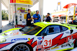 Pumping the American Le Mans Series #31 Ferrari F430 GT with E10 fuel