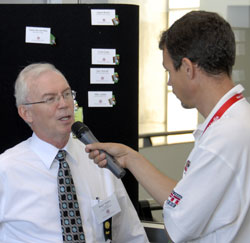 Roger Ripley Being Interviewed