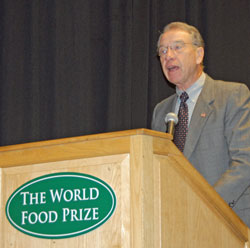 World Food Prize Chuck Grassley