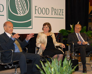 World Food Prize Laureates McGovern Bertinin Dole
