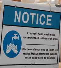 hand washing