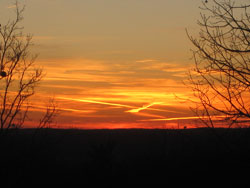 New Year's Eve Sunset in Missouri